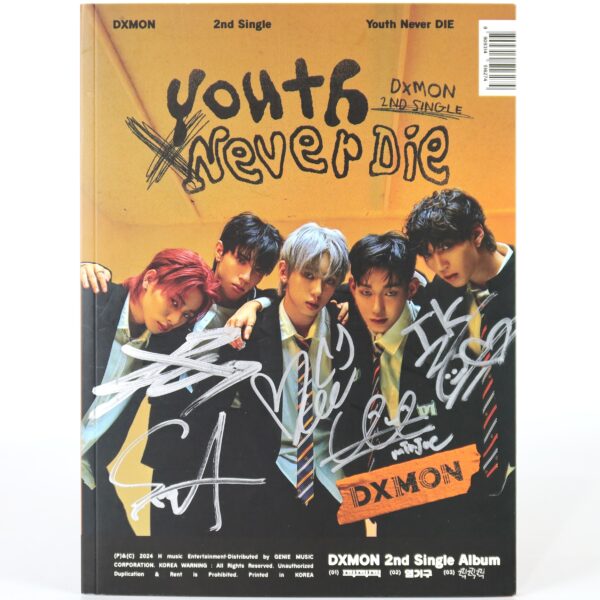 IMG_9531 Dxmon - Youth Never Die 2nd Single Album Signed Autographed CD Promo 2024 K-Pop