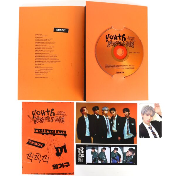 IMG_9534 Dxmon - Youth Never Die 2nd Single Album Signed Autographed CD Promo 2024 K-Pop