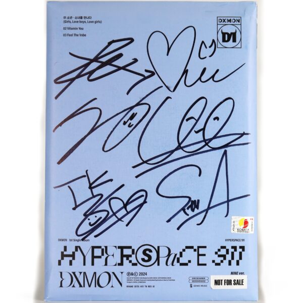 DXMON - Hyperspace 911 [Nine Ver.] 1st Single Album Signed CD Promo 2024 K-Pop