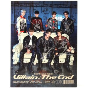 Drippin - Villain: The End [DX Ver.] 1st Album Signed Autographed CD Promo 2022