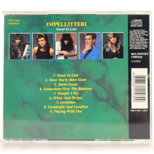 Impellitteri - Stand In Line Korean Album CD Korea
