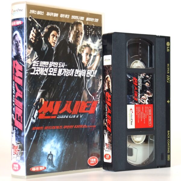 Sin City (2005) Korean VHS Rental [NTSC] Korea Frank Miller Bruce Willis