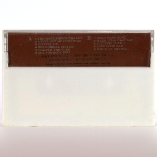 Cinderella - Heartbreak Station Korean Album Cassette Tape Korea