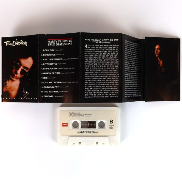 Marty Friedman - True Obsessions Album Korean Cassette Tape Korea
