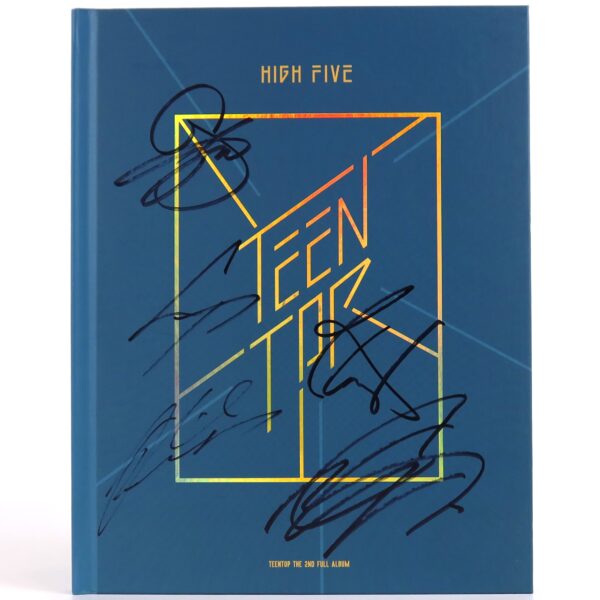 Teen Top - High Five 2nd Album Signed Autographed CD Promo K-Pop 2017
