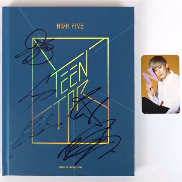 Teen Top - High Five 2nd Album Signed Autographed CD Promo K-Pop 2017
