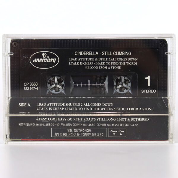 Cinderella - Still Climbing Korean Album Cassette Tape Korea