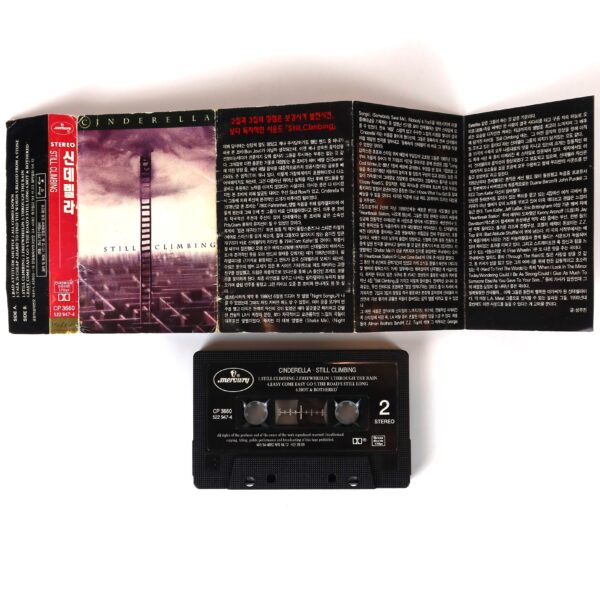 Cinderella - Still Climbing Korean Album Cassette Tape Korea