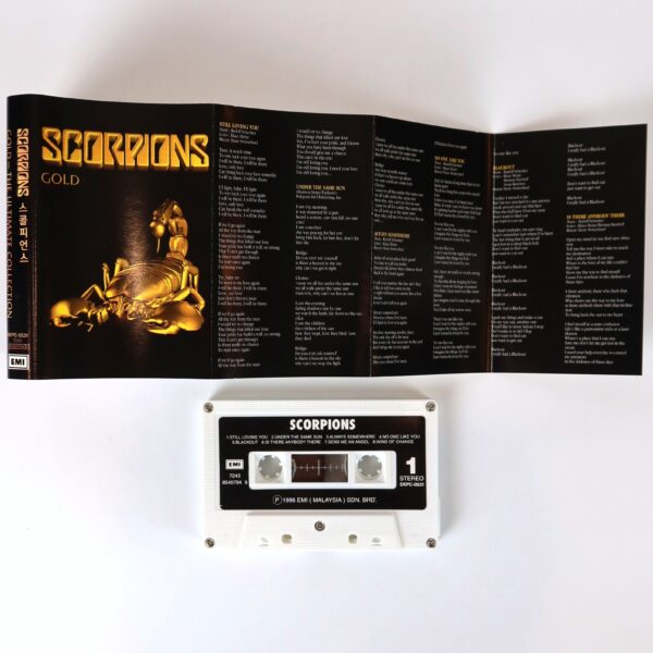 Scorpions - Gold - The Ultimate Collection Korean Album Cassette Tape Korea