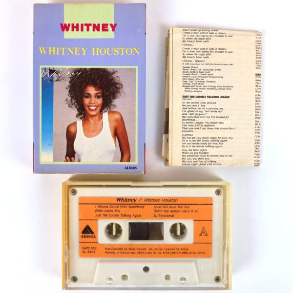 Whitney Houston - Whitney Korean Album Cassette Tape Korea