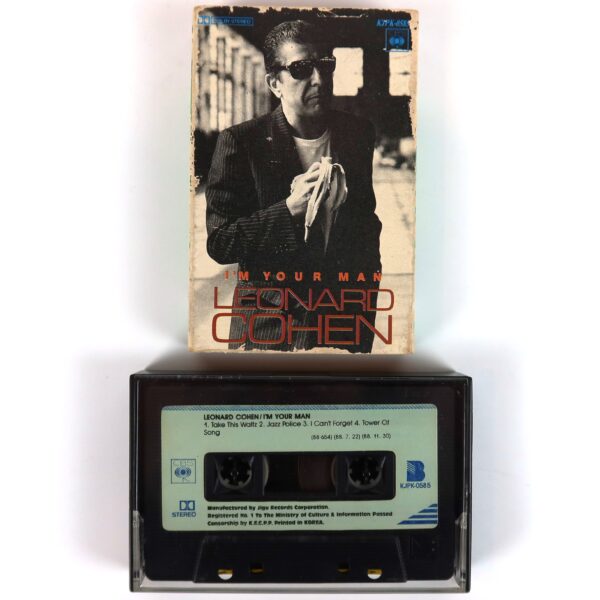 IMG_2831 Leonard Cohen - I'm Your Man Korean Album Cassette Tape Korea