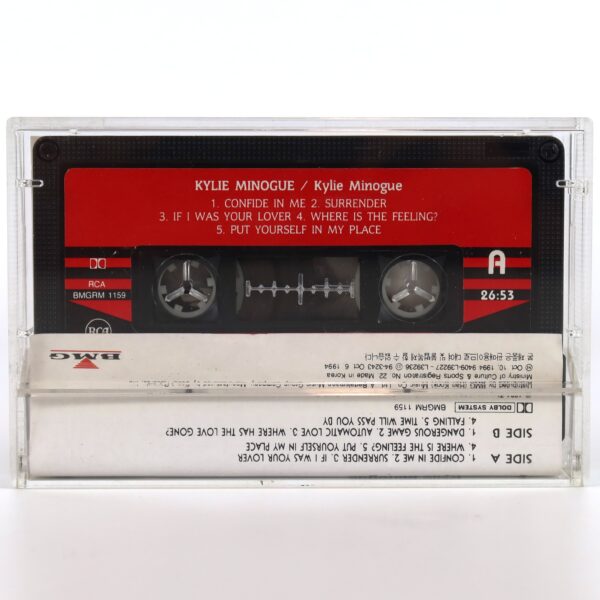 Kylie Minogue - Kylie Minogue Korean Album Cassette Tape Korea