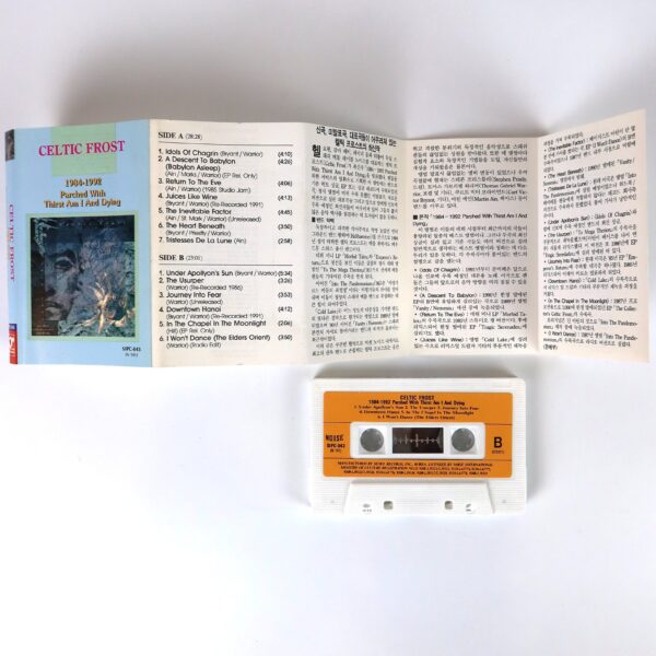 Celtic Frost - Parched With Thirst Am I And Dying Album Cassette Tape Korea