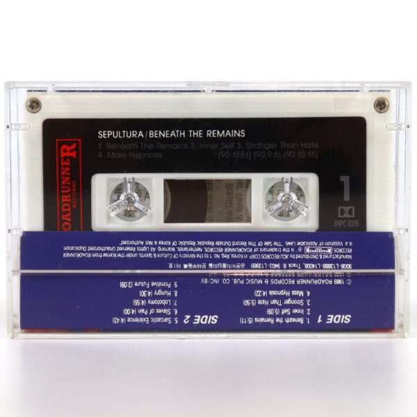 Sepultura - Beneath The Remains Album Cassette Tape Korea