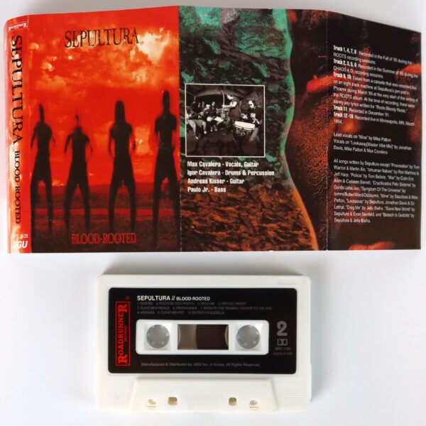 Sepultura - Blood Rooted Album Korean Cassette Tape Korea