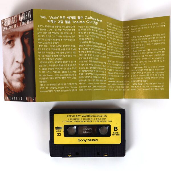 Stevie Ray Vaughan - Greatest Hits Album Korean Cassette Tape Korea