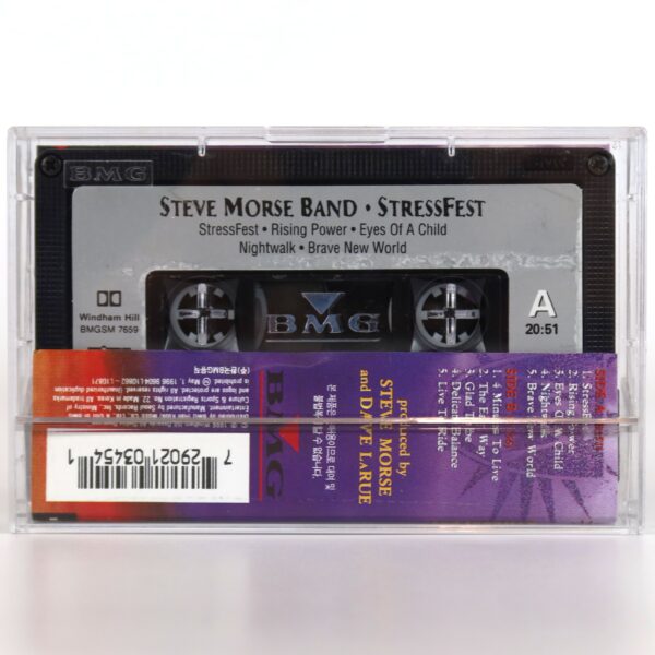 IMG_3026 Steve Morse Band - Stressfest Album Korean Cassette Tape Korea