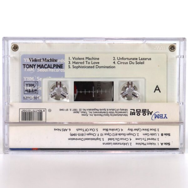 Tony MacAlpine - Violent Machine Album Korean Cassette Tape Korea