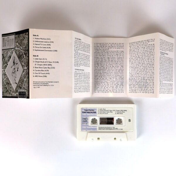 Tony MacAlpine - Violent Machine Album Korean Cassette Tape Korea