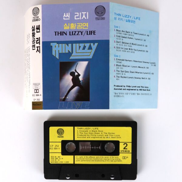 IMG_3060 Thin Lizzy - Life Live Album Korean Cassette Tape Korea