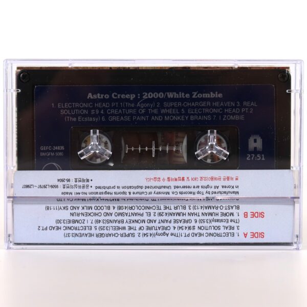 White Zombie - Astro Creep: 2000 Album Korean Cassette Tape Korea
