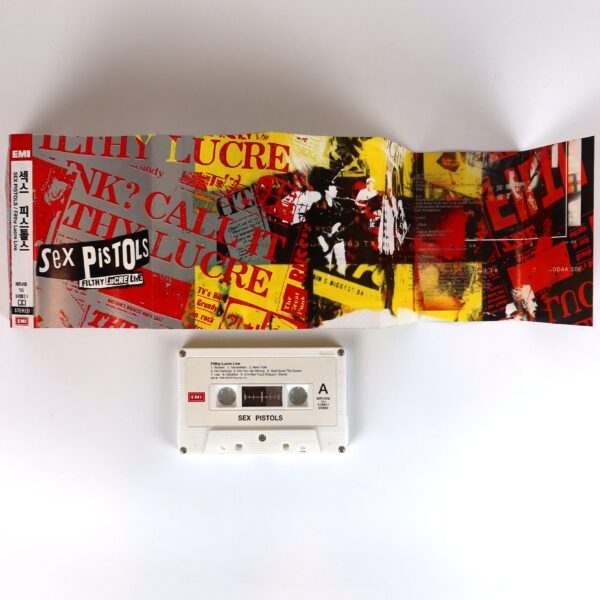 Sex Pistols - Filthy Lucre Live Album Korean Cassette Tape Korea