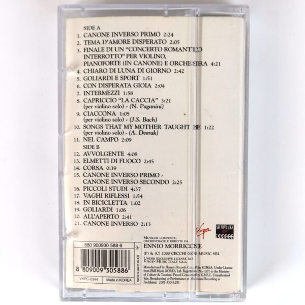 Canone Inverso Soundtrack OST Ennio Morricone Korean Cassette Tape Korea
