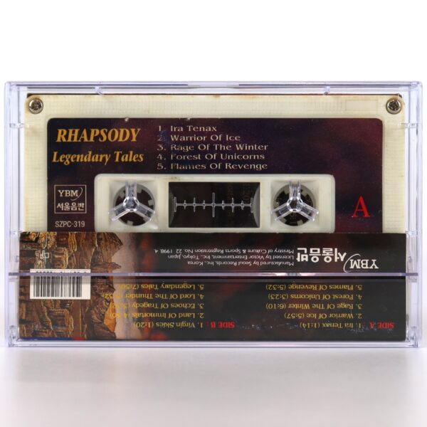 Rhapsody - Legendary Tales Album Korean Cassette Tape Korea