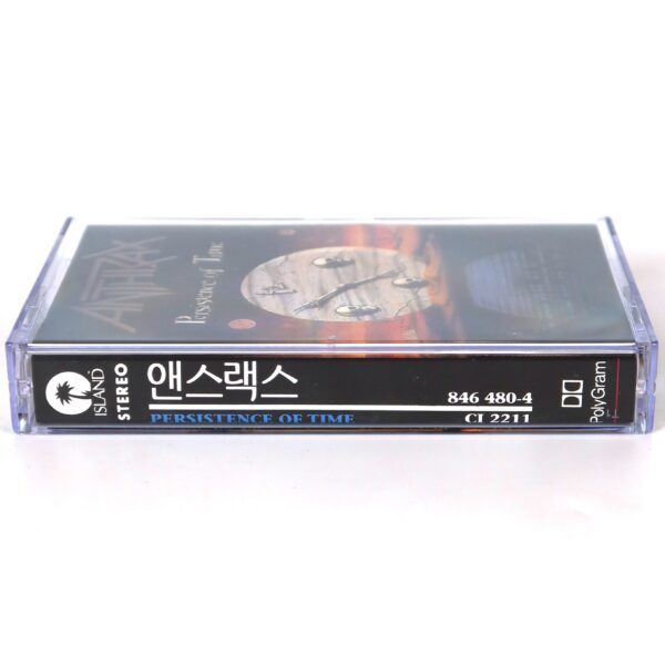 Anthrax - Persistence Of Time Album Korean Cassette Tape Korea