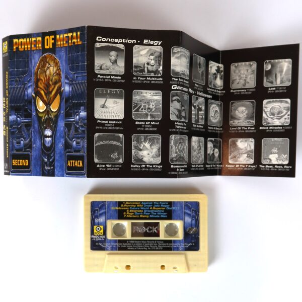 Power Of Metal Second Attack Compilation Album Korean Cassette Tape Korea