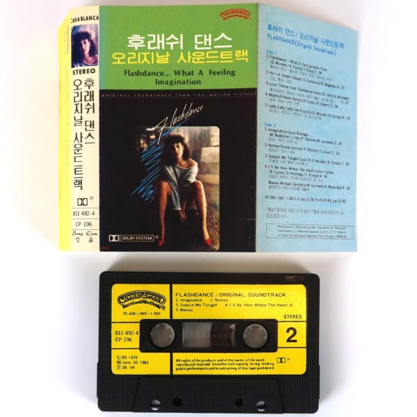 Flashdance Original Soundtrack Album Korean Cassette Tape Korea OST