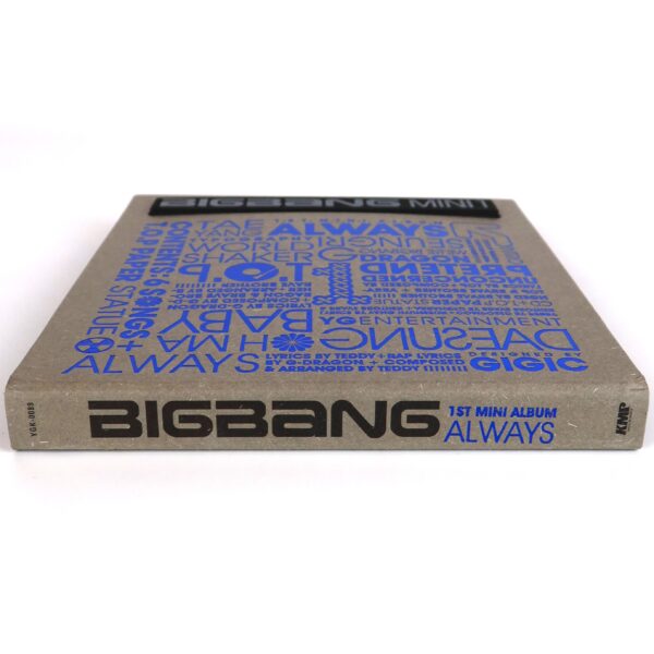 Bigbang - Always 1st Mini Album CD No 3D Paper [2008 KMP Pressing]