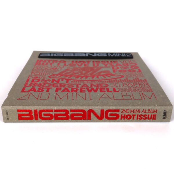 Bigbang - Hot Issue Mini Album CD No 3D Paper [2007 KMP Pressing]