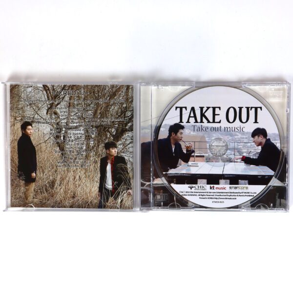 Take Out - Take Out Music Signed Album CD Promo 2012 K-Pop Ballad Vibe 4Men