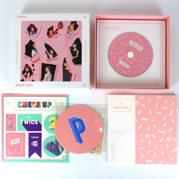 Twice - Page Two [Pink Ver.] Limited Edition Design By Chaeyoung CD Album 2016