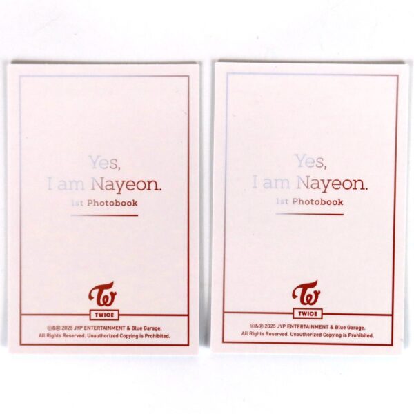 Twice Yes, I am Nayeon [Sky Ver.] 1st Photobook + Photocards + POB
