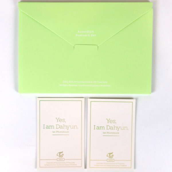 Twice Yes, I am Dahyun [Green Ver.] 1st Photobook + Postcards + Photocards