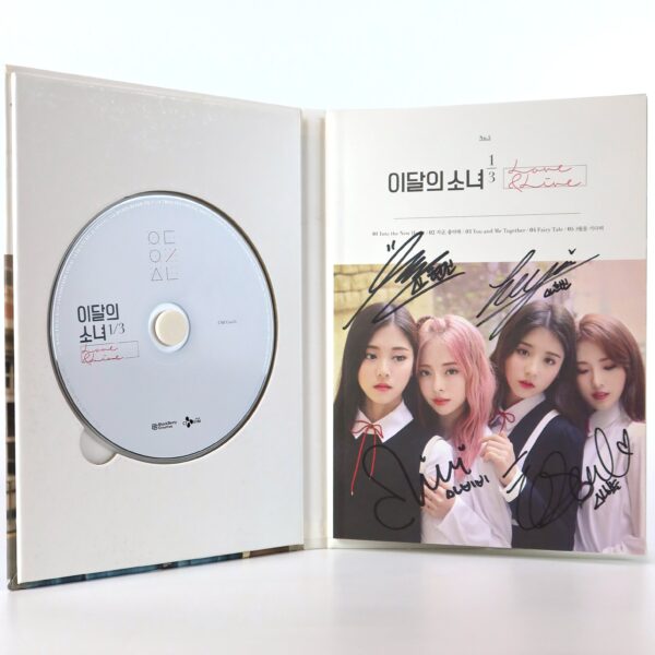 Loona 1/3 - Love & Live Mini Album Signed Autographed CD Promo K-Pop 2017