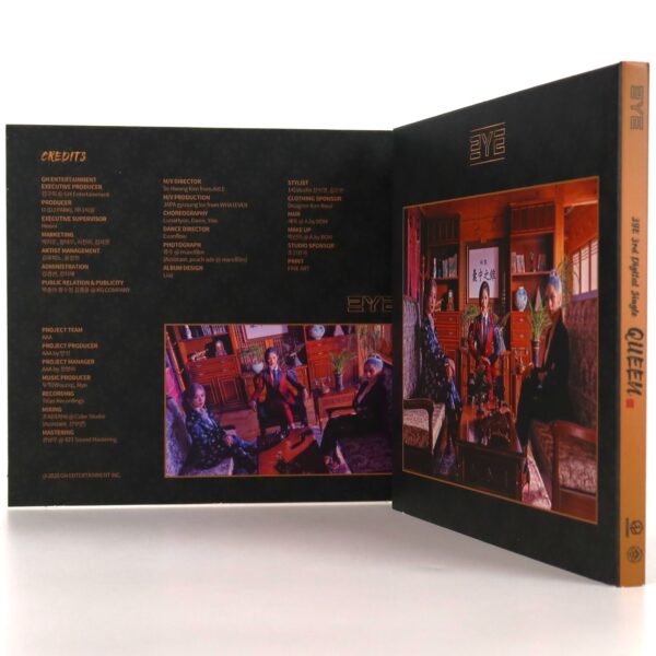 3YE - Queen Signed + Message CD Album Promo K-Pop 2020
