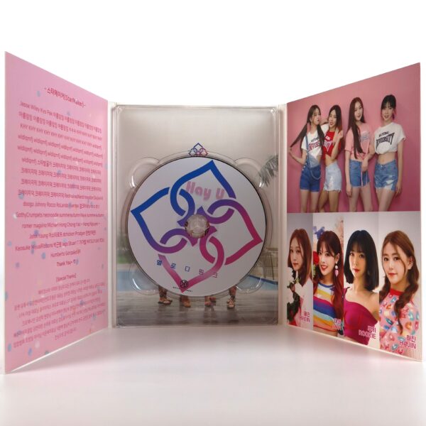 Melody Pink - Hey U Signed Autographed Promo Single Album 2019 K-Pop Hay U