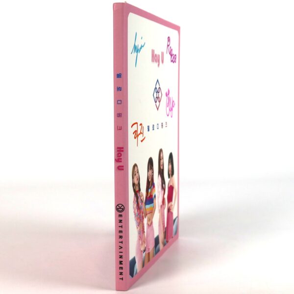 Melody Pink - Hey U Signed Autographed Promo Single Album 2019 K-Pop Hay U