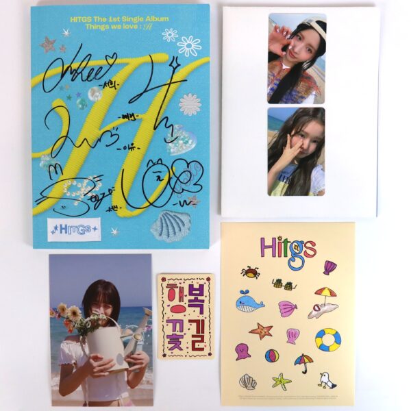 HITGS - Things We Love: H [Hello Ver.]1st Single Album Signed CD Promo 2025