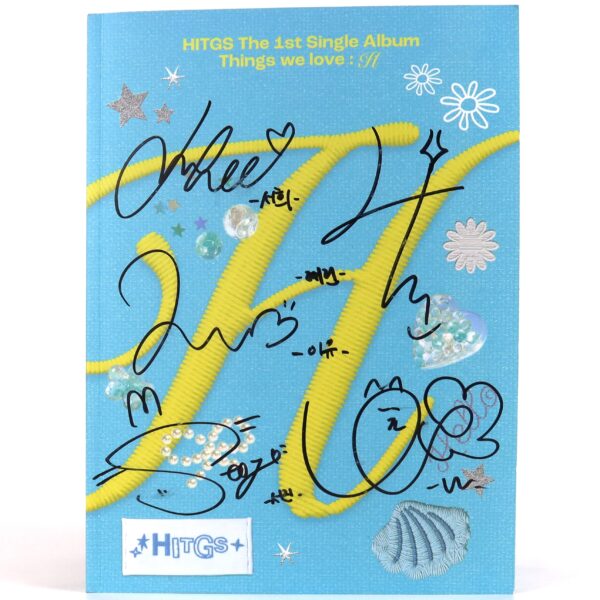 HITGS - Things We Love: H [Hello Ver.]1st Single Album Signed CD Promo 2025