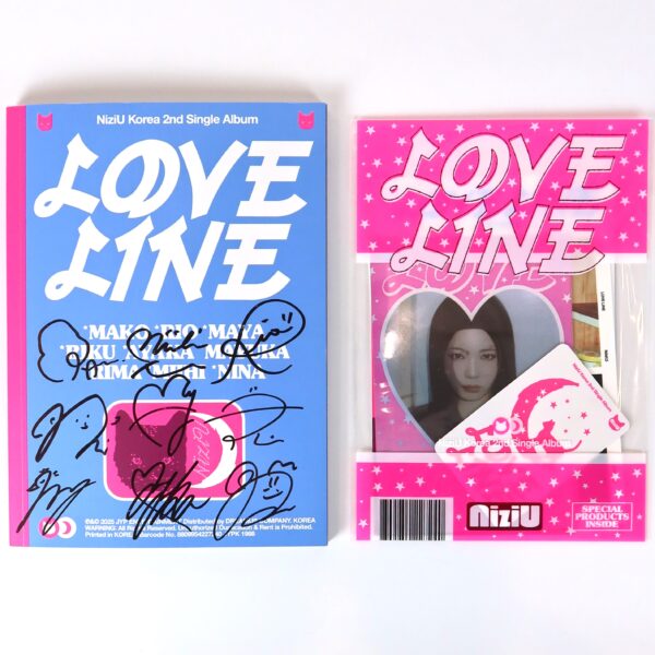 NiziU - Love Line [Photobook Ver.] 2nd Single Album Signed CD Promo 2025