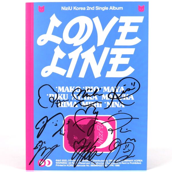 NiziU - Love Line [Photobook Ver.] 2nd Single Album Signed CD Promo 2025