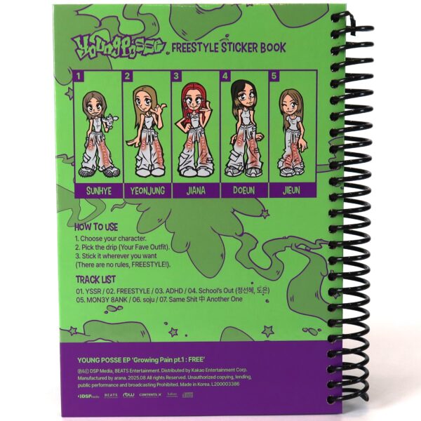 Young Posse - Growing Pain pt.1 : FREE Signed Album CD + Fabric Poster Promo