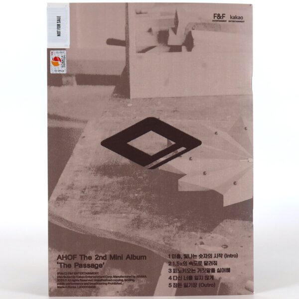 Ahof - The Passage [Twig Ver.] 2nd Mini Album Signed CD Promo 2025