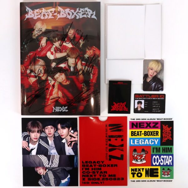 Nexz - Beat-Boxer [Beat Ver.] 3rd Mini Album Signed CD Promo 2025
