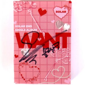 Solar - Want 2nd Single Album Signed PLVE Card Set 2025 Mamamoo [read]
