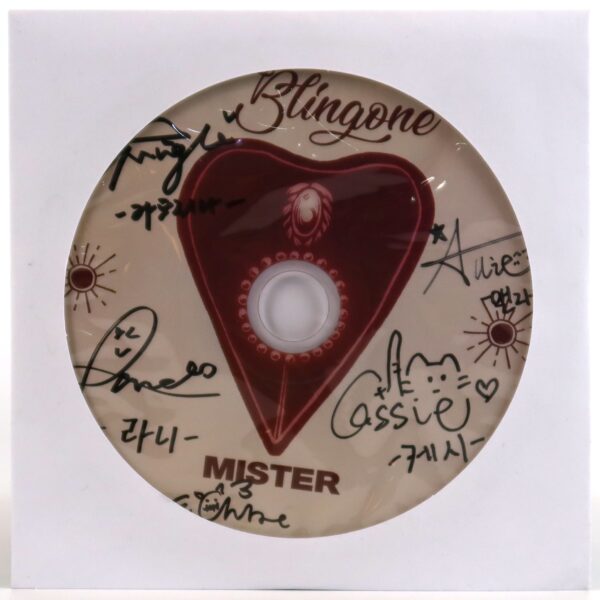 Blingone - Mister [Kara Cover] Signed Autographed CD Promo 2025